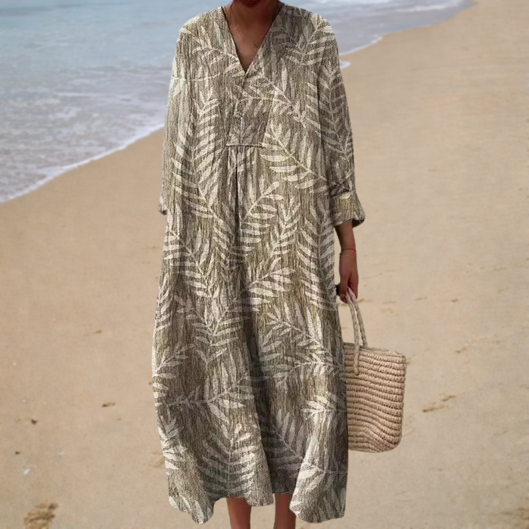 Céleste – Robe Imprimée Aérienne