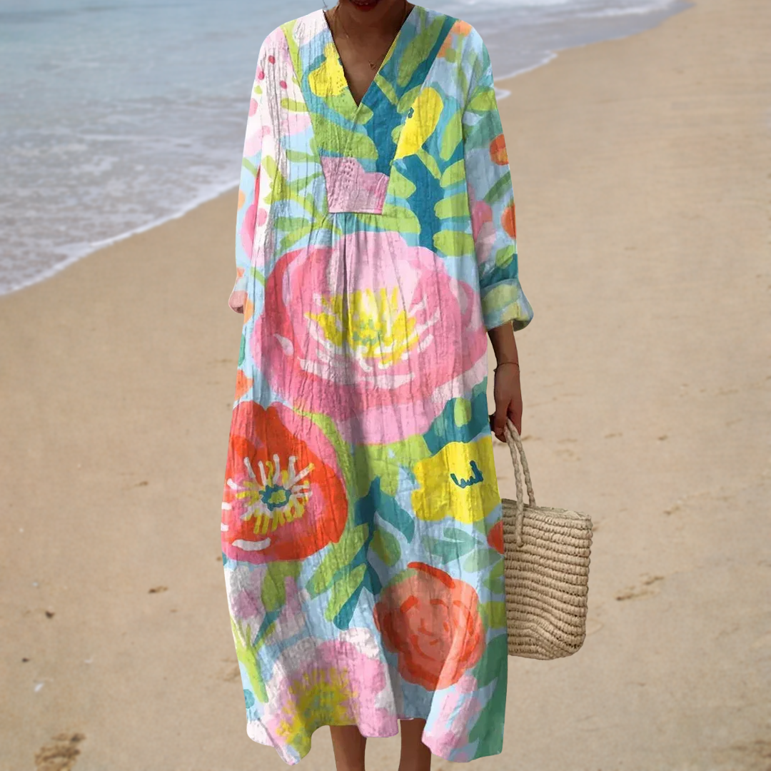 Chantal – Robe Manches Longues