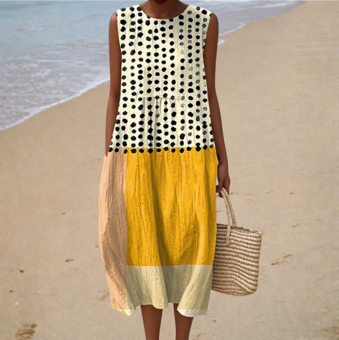 Manon – Robe Jaune Solaire