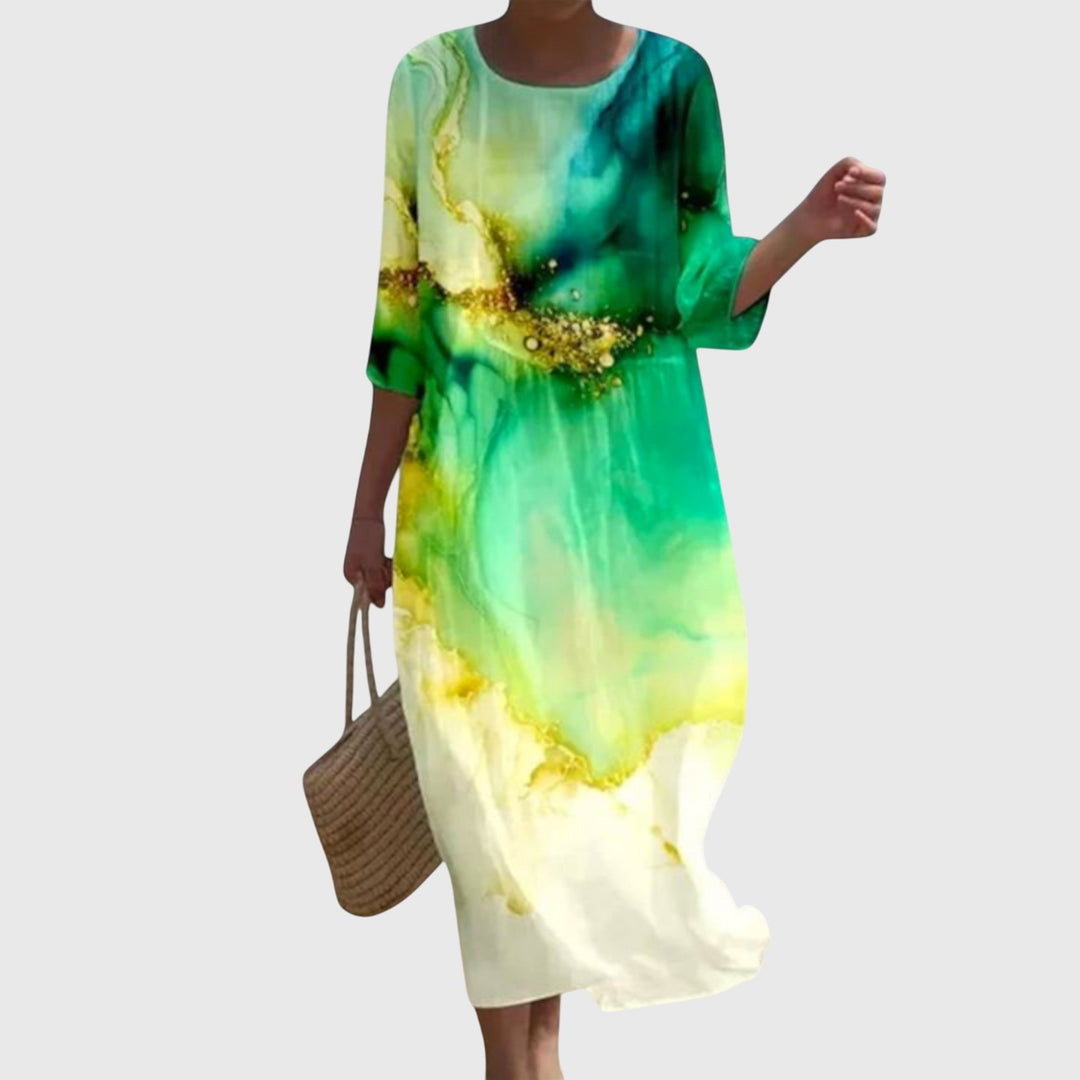 Hayley™ | Robe Maxi Florale Élégante
